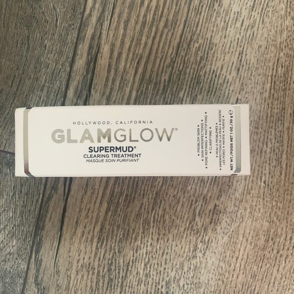 NWT GLAMGLOW SUPERMUD CLEARING TREATMENT 1 OZ. HOLLYWOOD CALIFORNIA - Picture 2 of 4